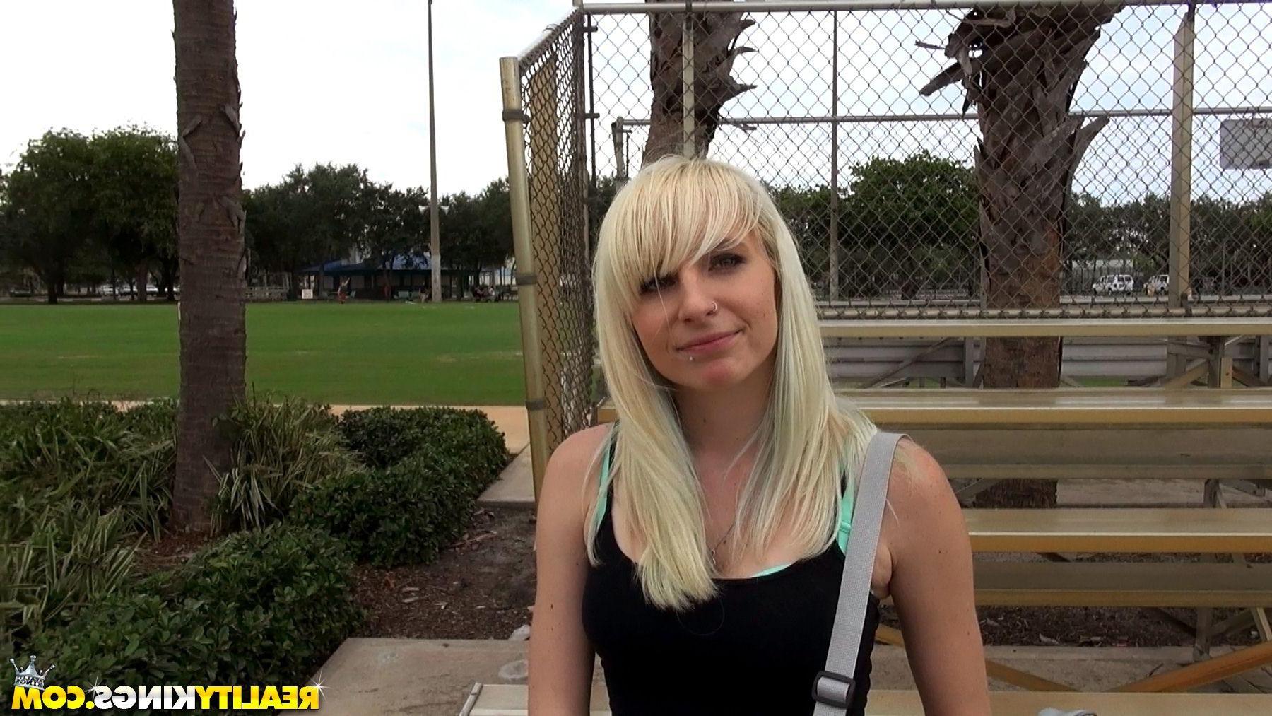 20P Blonde amateur Lexi Jaxson fucks a guy she just met