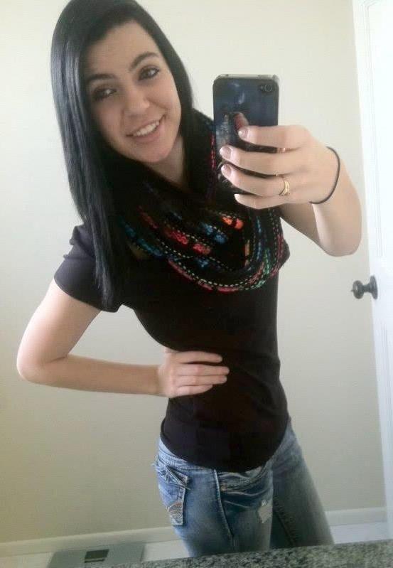 14P Brunette college hottie shares her sexy self-shot pictures