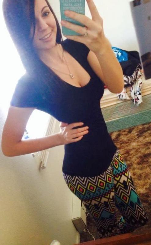 14P Brunette college hottie shares her sexy self-shot pictures