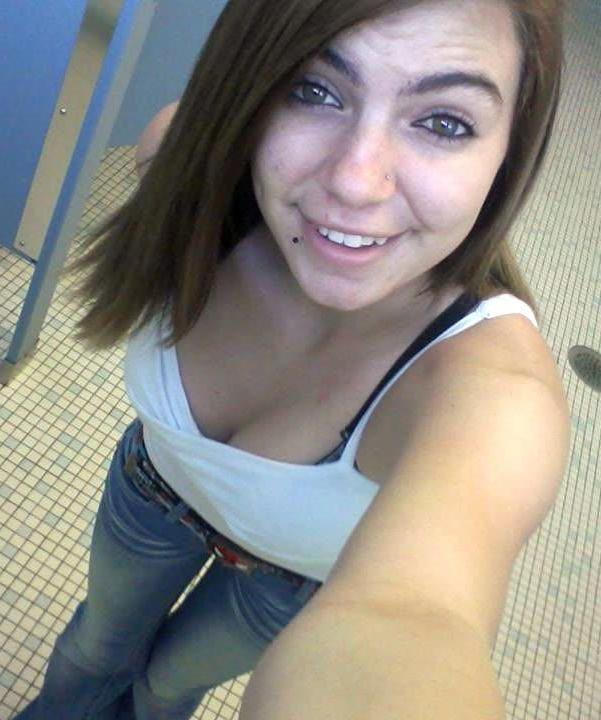 14P Brunette college hottie shares her sexy self-shot pictures