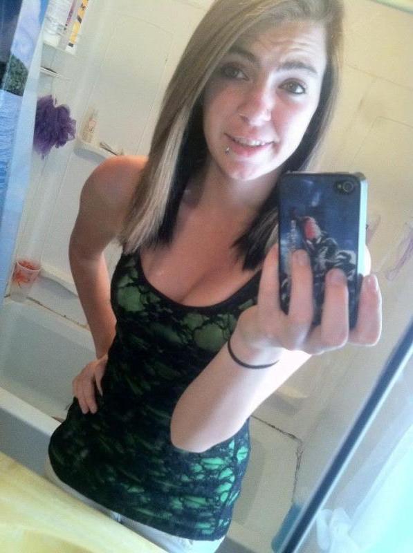 14P Brunette college hottie shares her sexy self-shot pictures