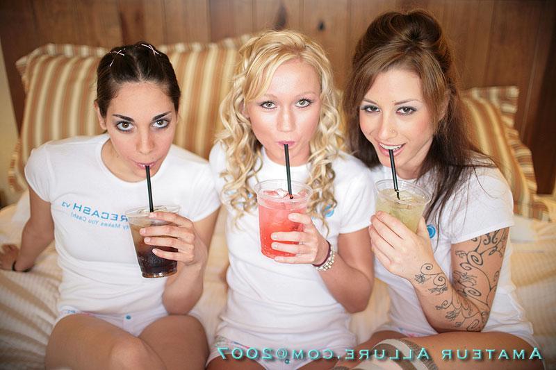 16P Three super hot teens suck cock and swallow a load