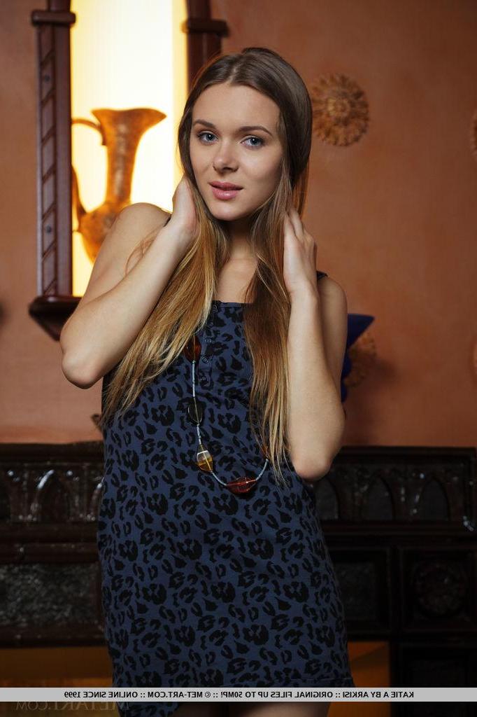 18P Blonde hottie Katie A shows you her flexible naked body in "Falene"