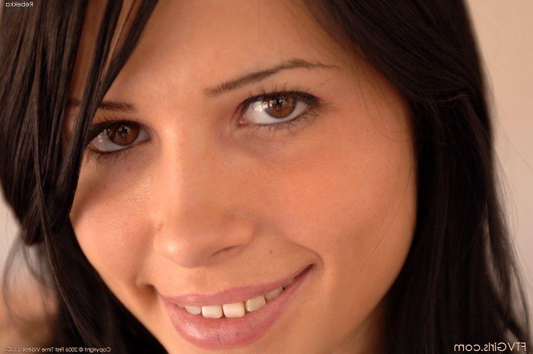 20P Pictures of teen babe Rebekka toying her tight teen pussy