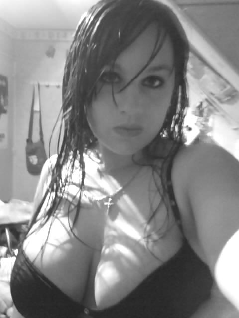 14P Hot self-pics - black and white