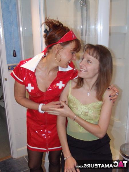 20P Naughty nurse Georgie seduces teen Melissa