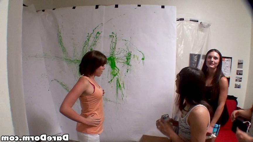 16P College coeds dorm party