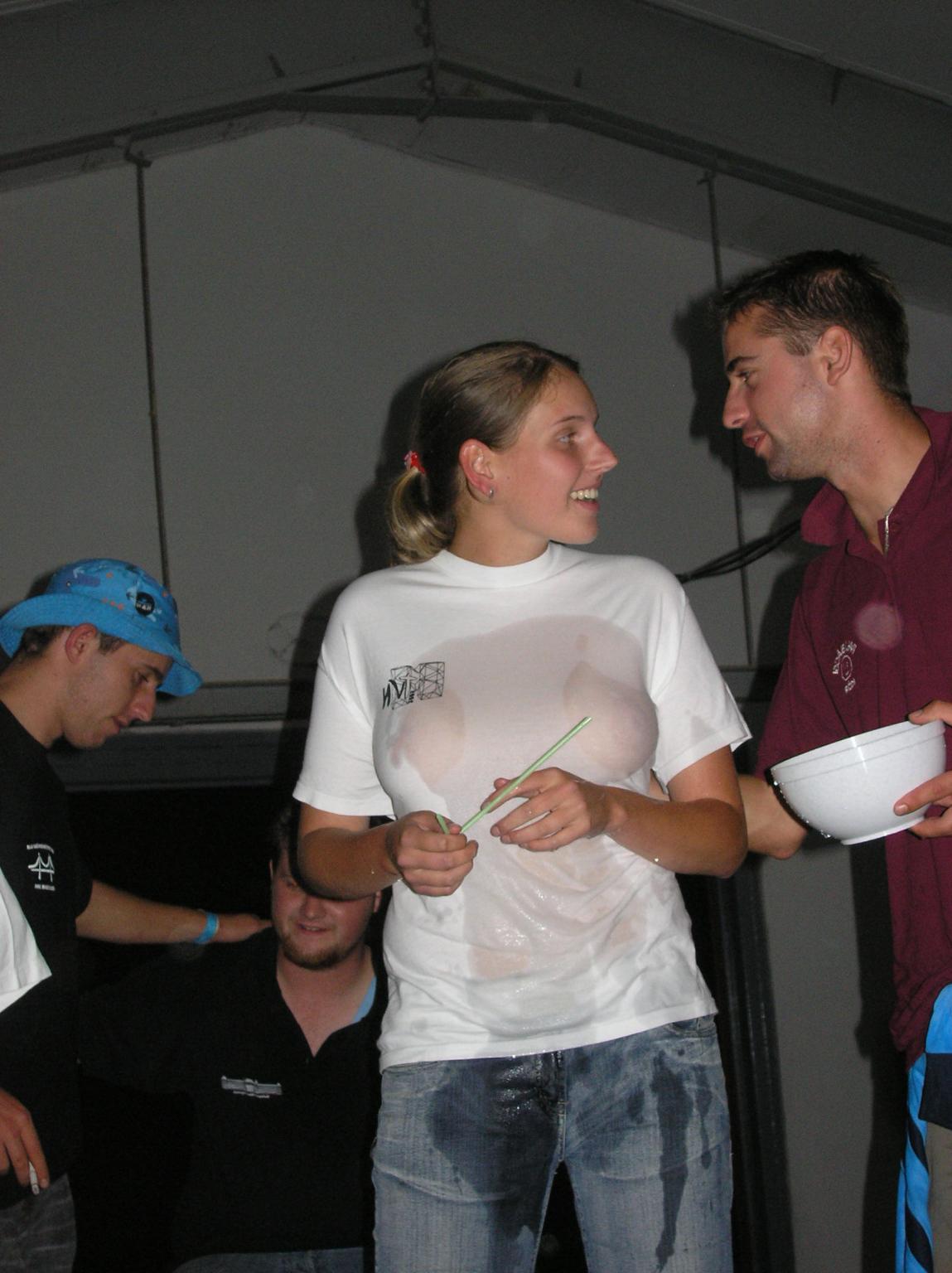 15P Real college party girlfriends fucking