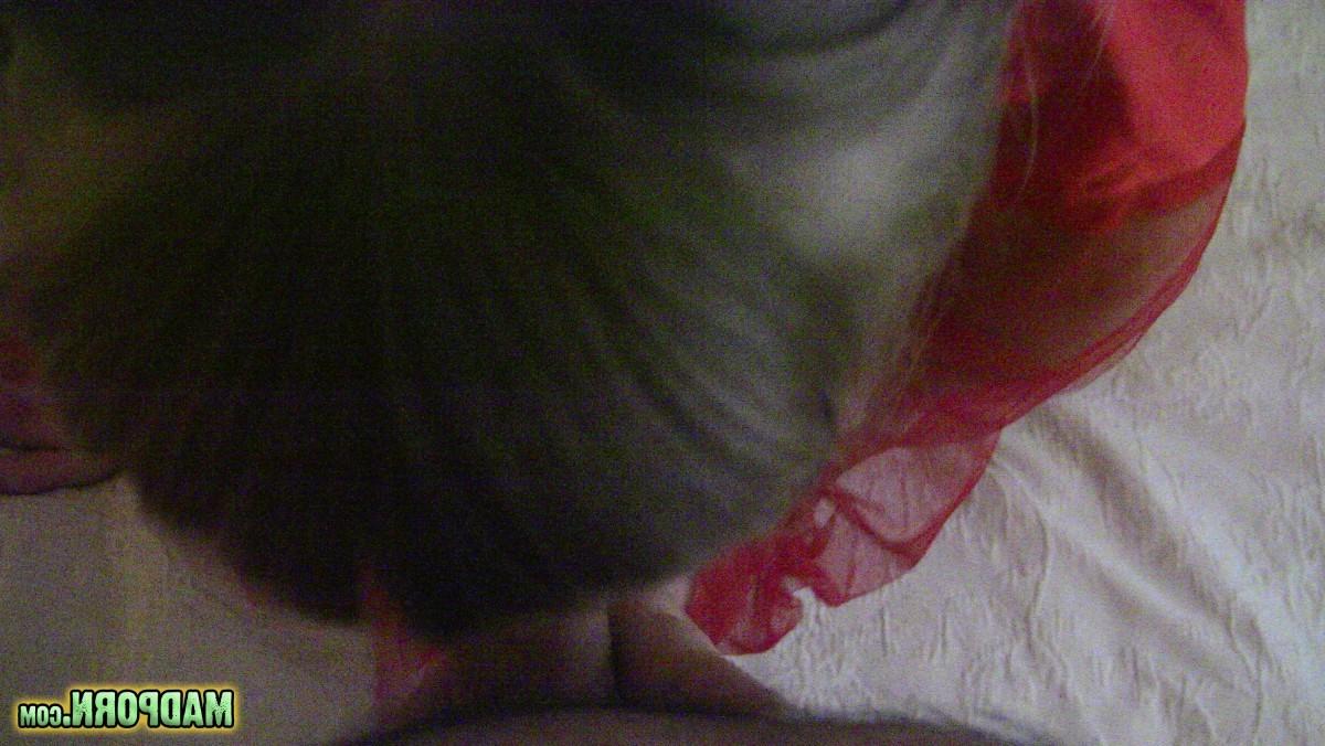 11P Hot halloween babe dressed up as a devil sucks her man's cock