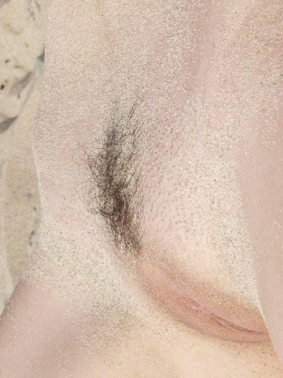 12P Skinny beach babe Melok nude in public