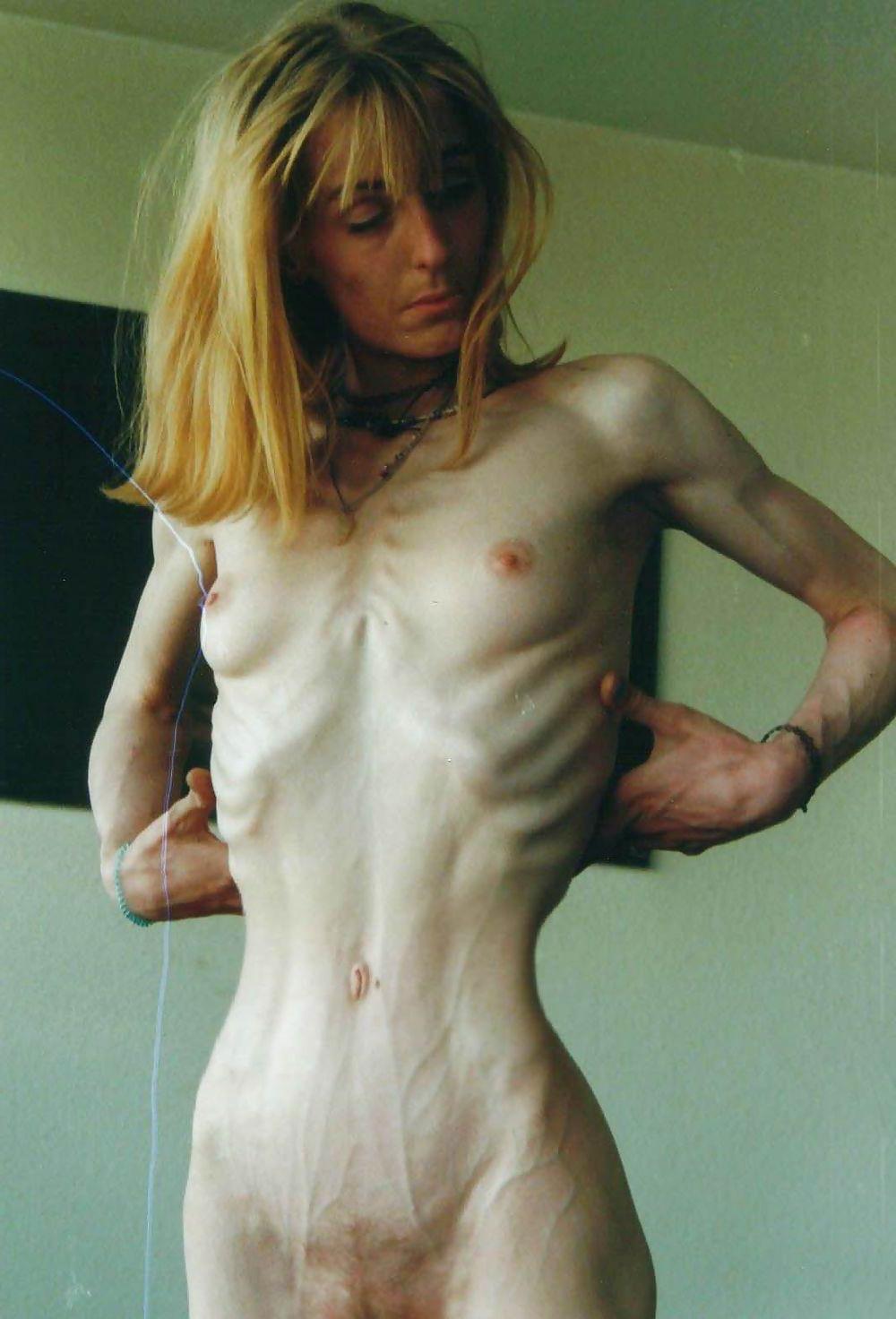 15P skinny anorexic teen girls posing for food