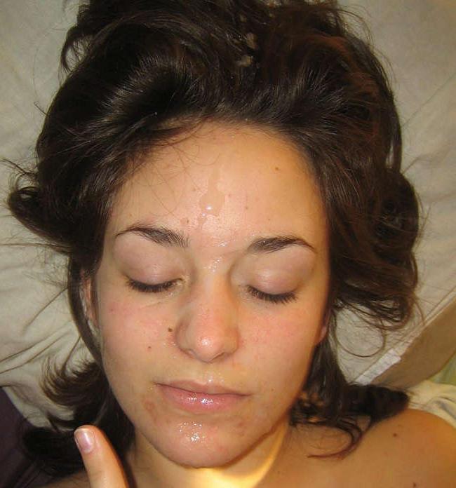 10P Photo compilation of a horny chick who got spermed up big time