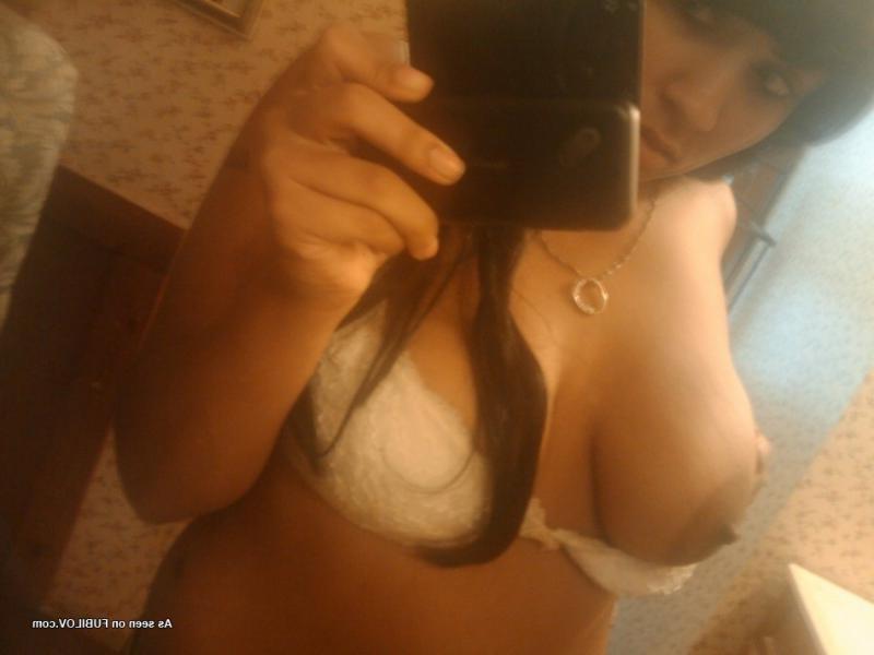 10P Hot photo compilation of a naughty black chick flashing her huge tits