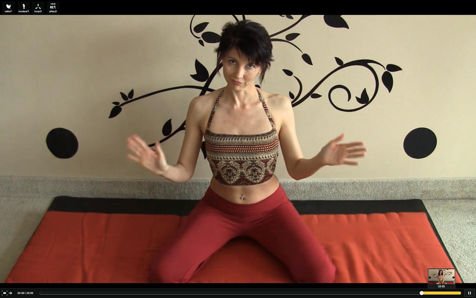 10P Flexible yoga instructors show you poses in the nude