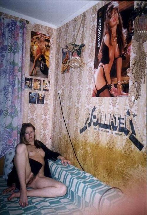 16P Retro russian amateur teens poser