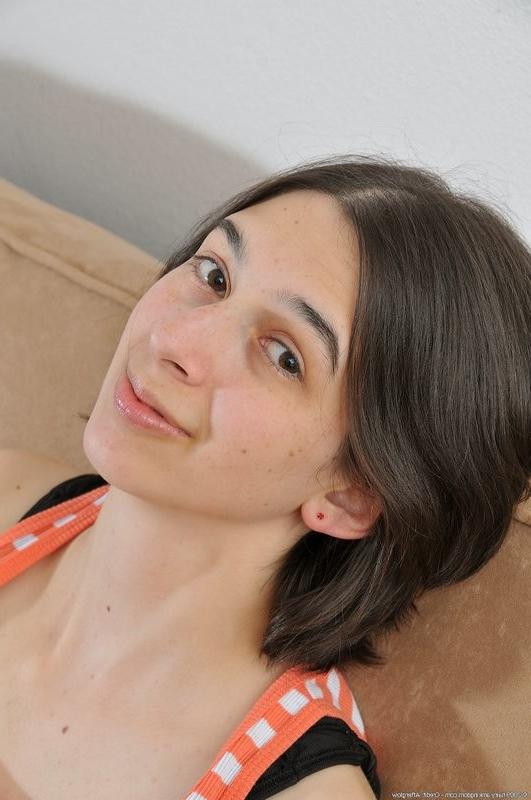 15P Destine spreads her fury pink pussy open