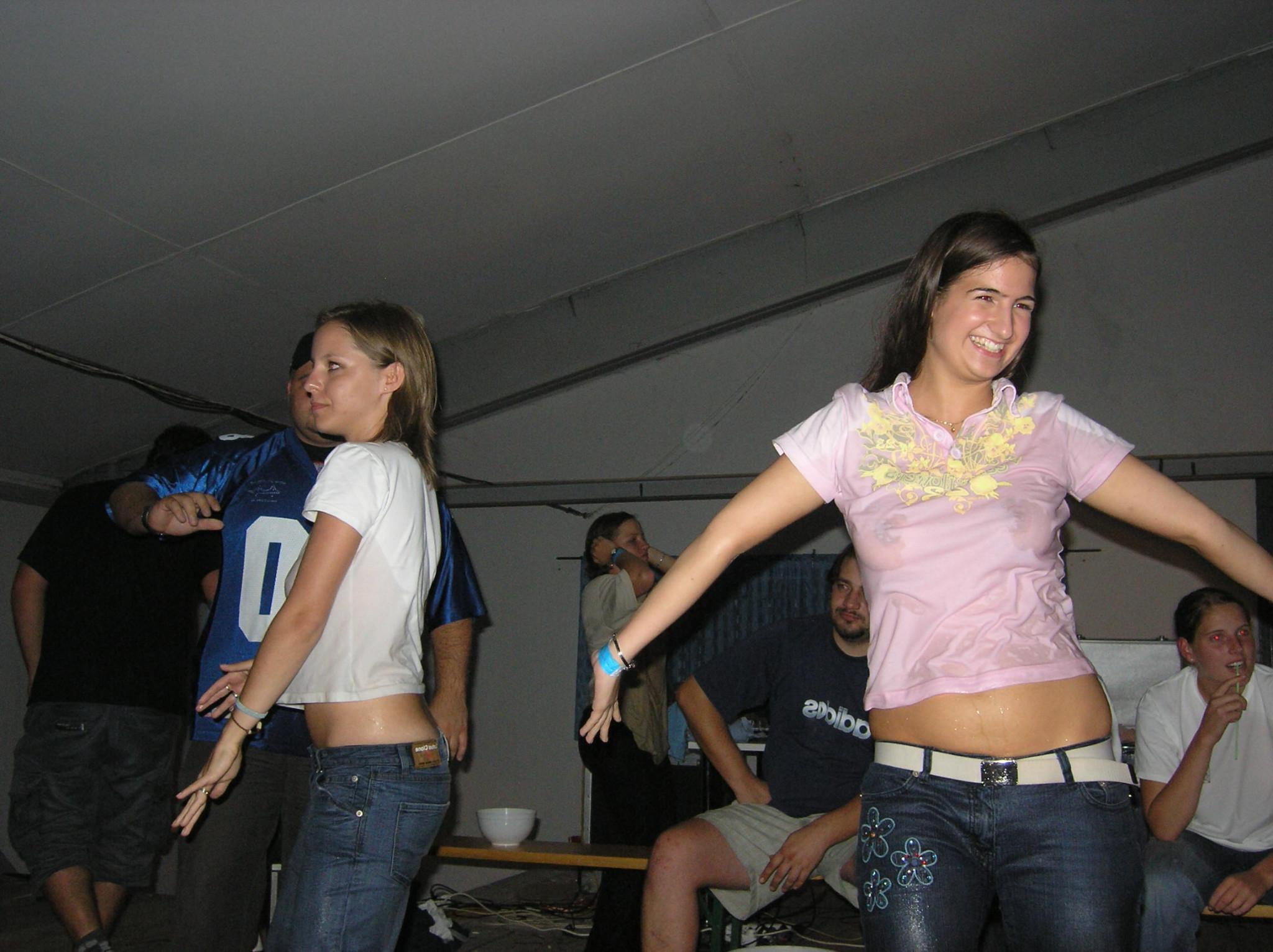 15P Real college party girlfriends fucking