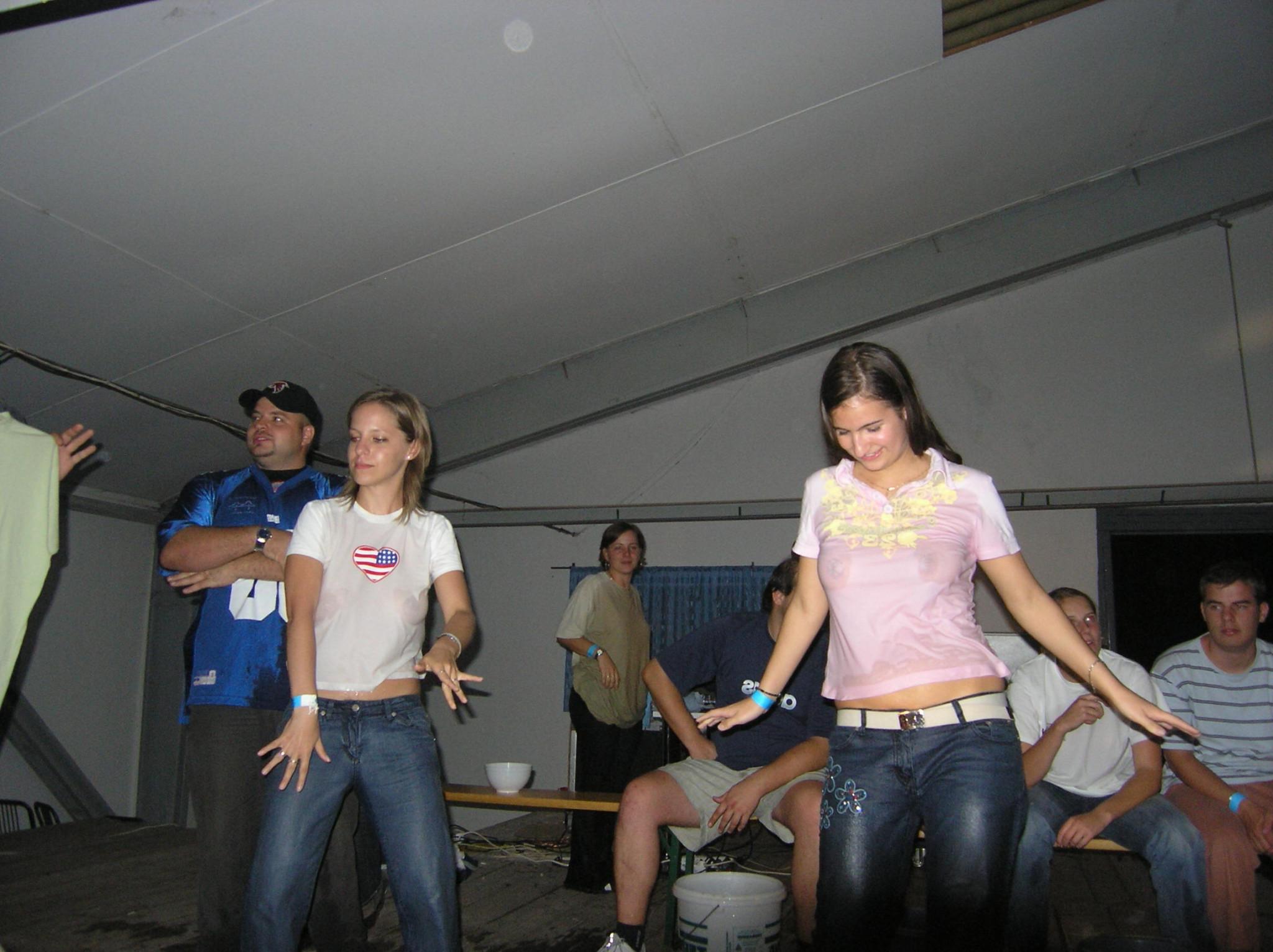 15P Real college party girlfriends fucking