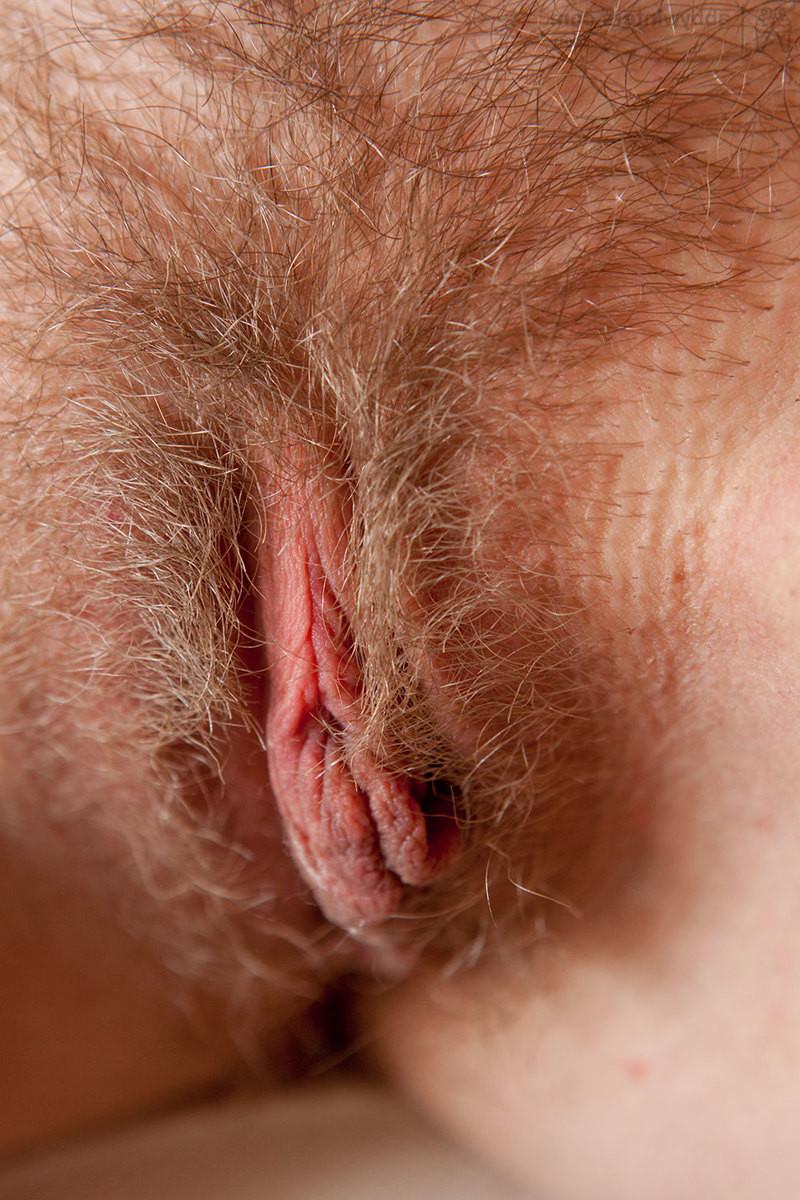 15P Perky amateur blonde teen Michaela spreading her sweet hairy pussy