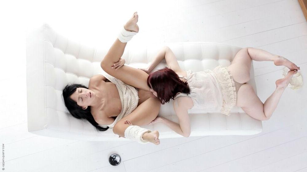14P Lesbian girlfriends are kissing and licking 22
