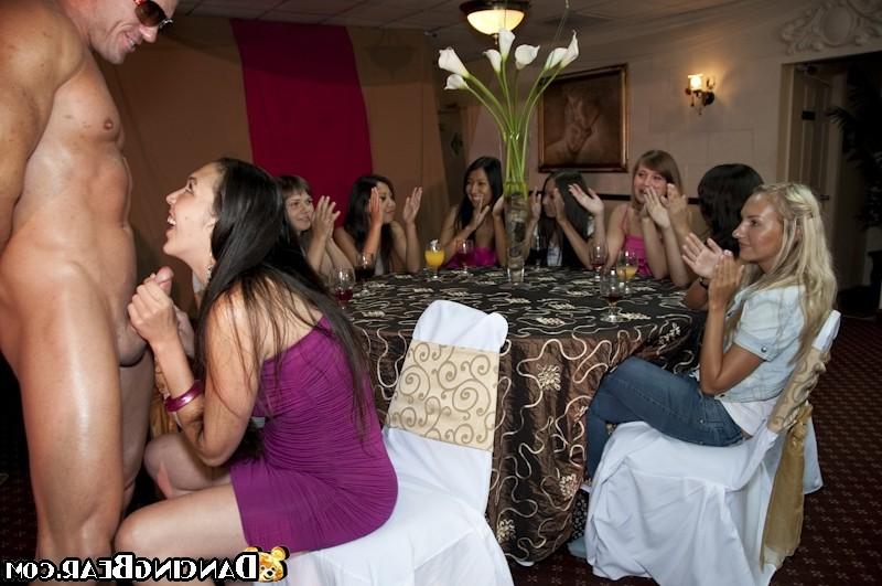 16P Many drunk partygirls sucking and fucking at a wild sex orgy