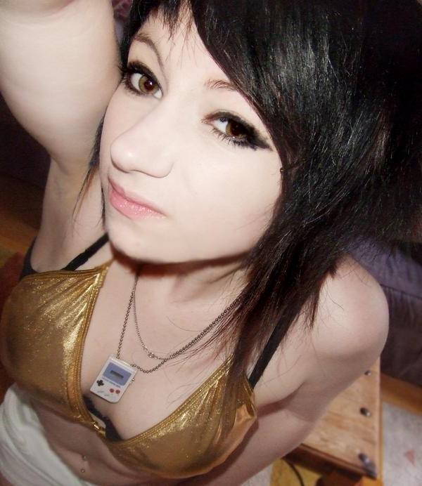 15P Brunette emo chick compilation