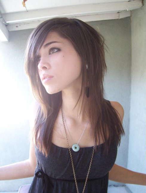 15P Brunette emo chick compilation
