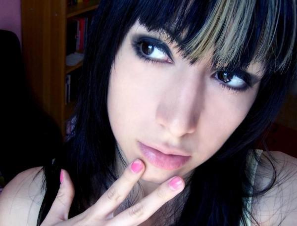 15P Brunette emo chick compilation