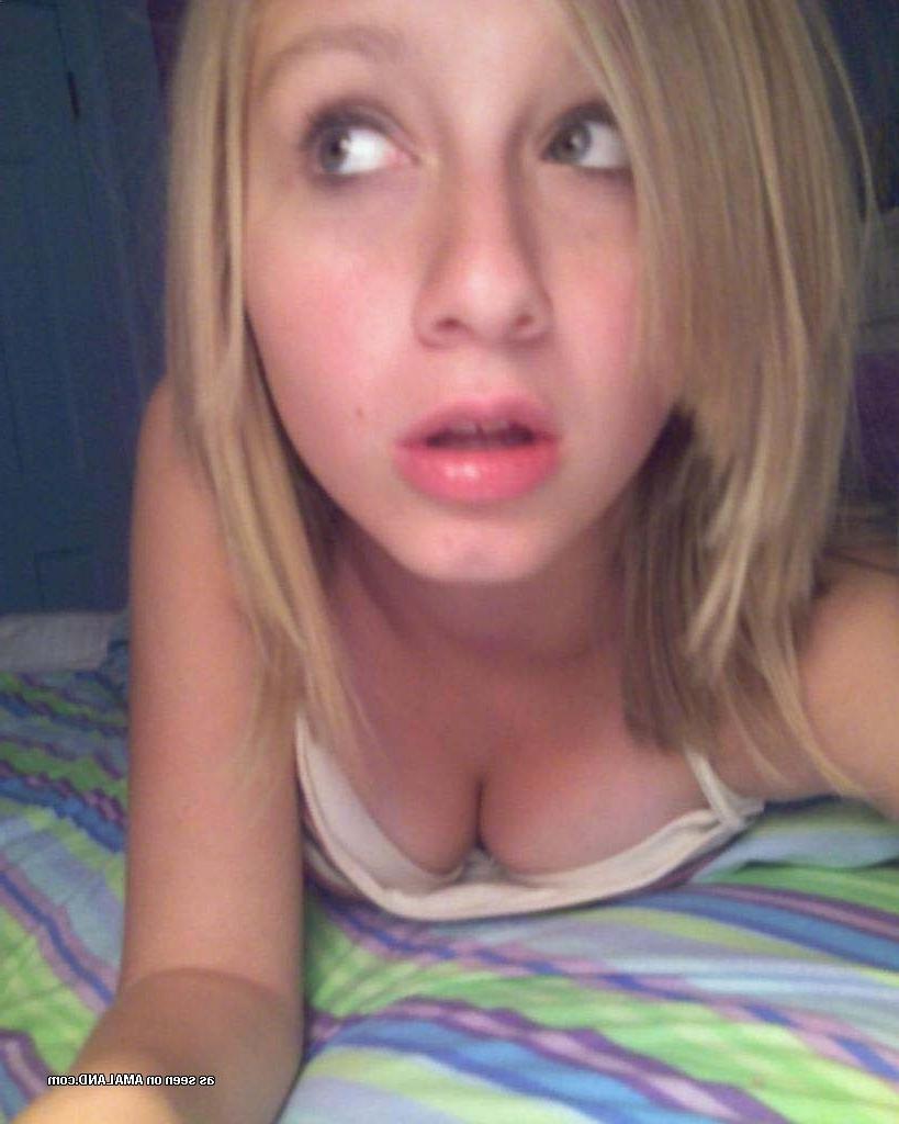 15P Amateur 18 year old girlfriends self shooting in panties for BFs