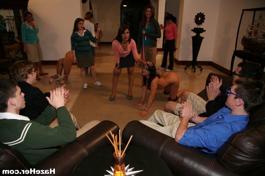 15P College teen freshmen leashed and dominated by sorority sisters