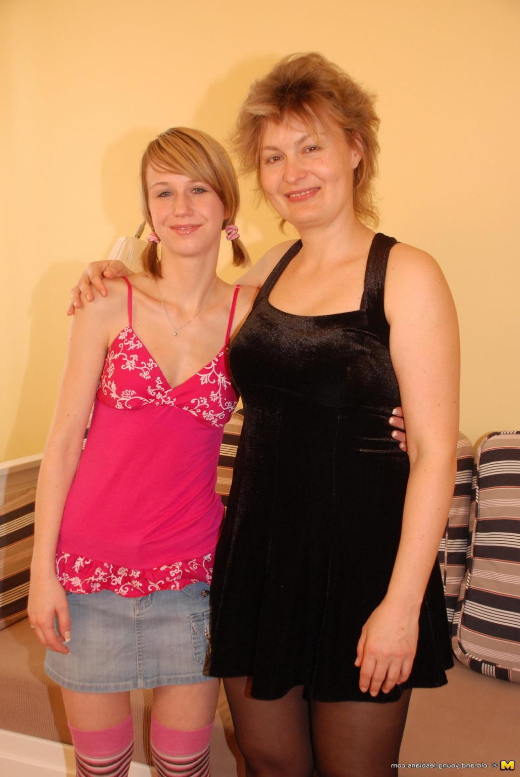 16P These naughty old and young lezzies get wet and wild