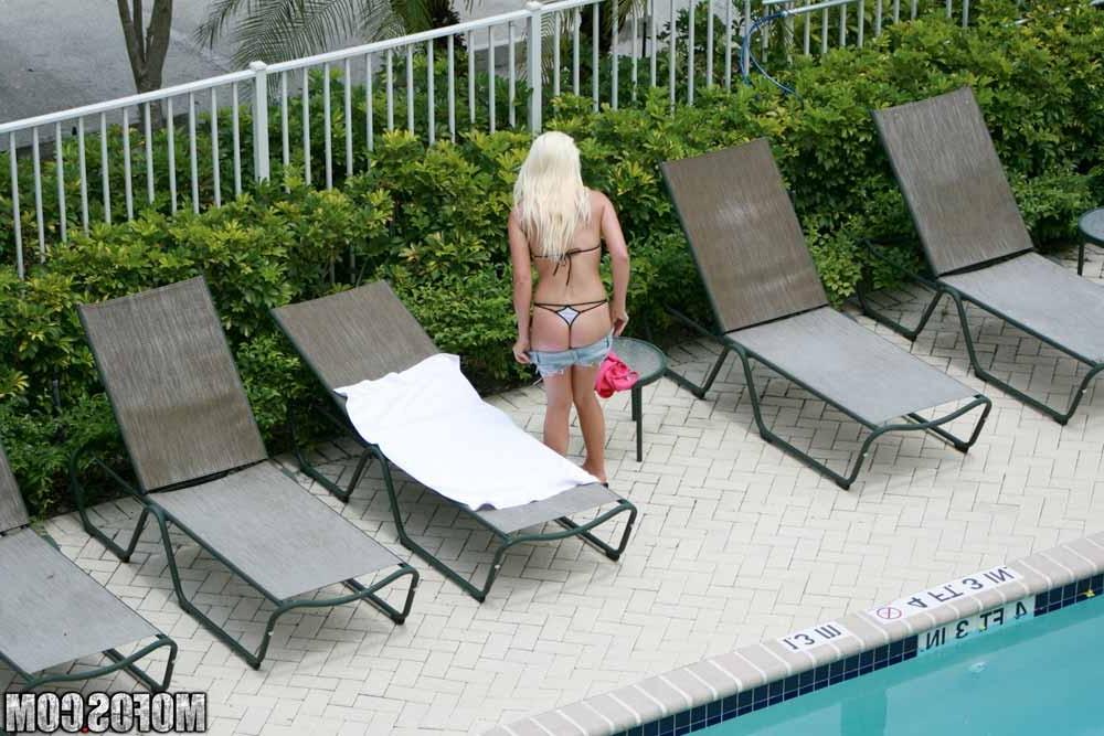 15P Beautiful blonde slut fucking a horny pervert voyeur