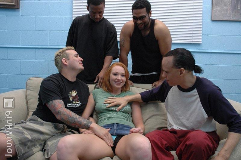 16P First dp redhead threesome fucking hard