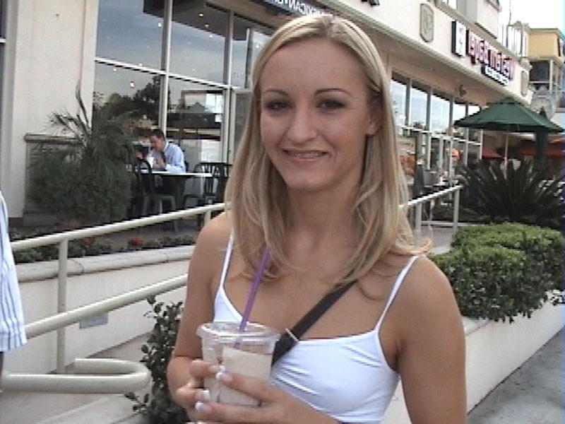 16P Sexy blonde in hot hardcore gangbang double penetration