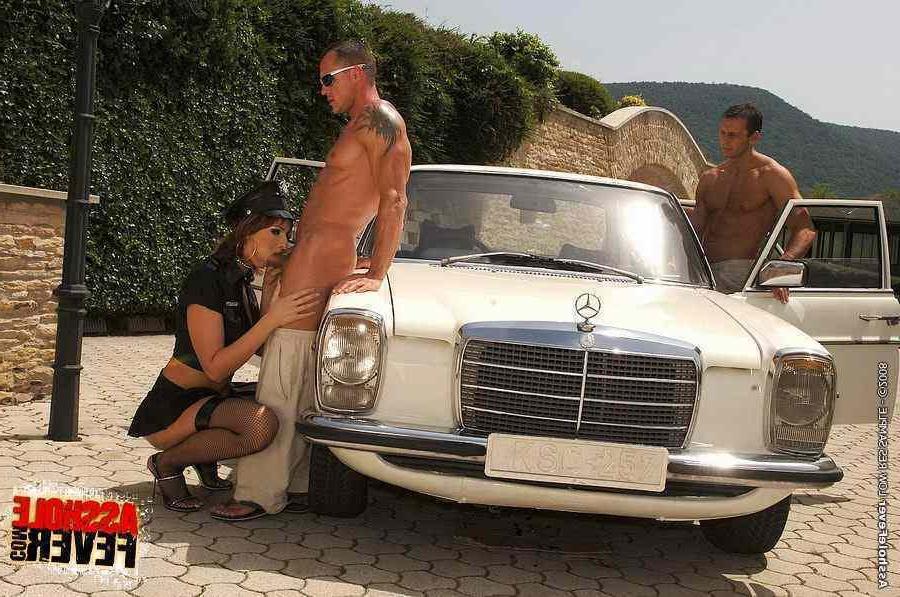 20P Sexy dirty cop fucks three guys