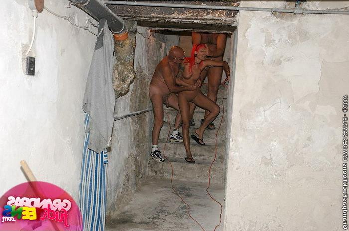 16P Teen slut getting double penetrated by old grandpas