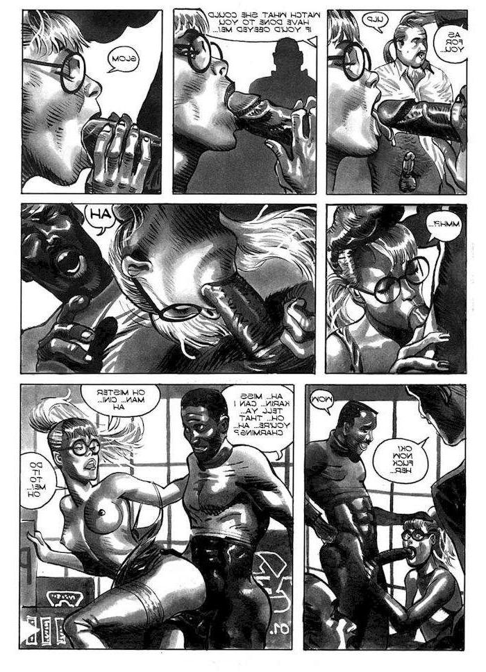 15P extreme double penetration orgy comic