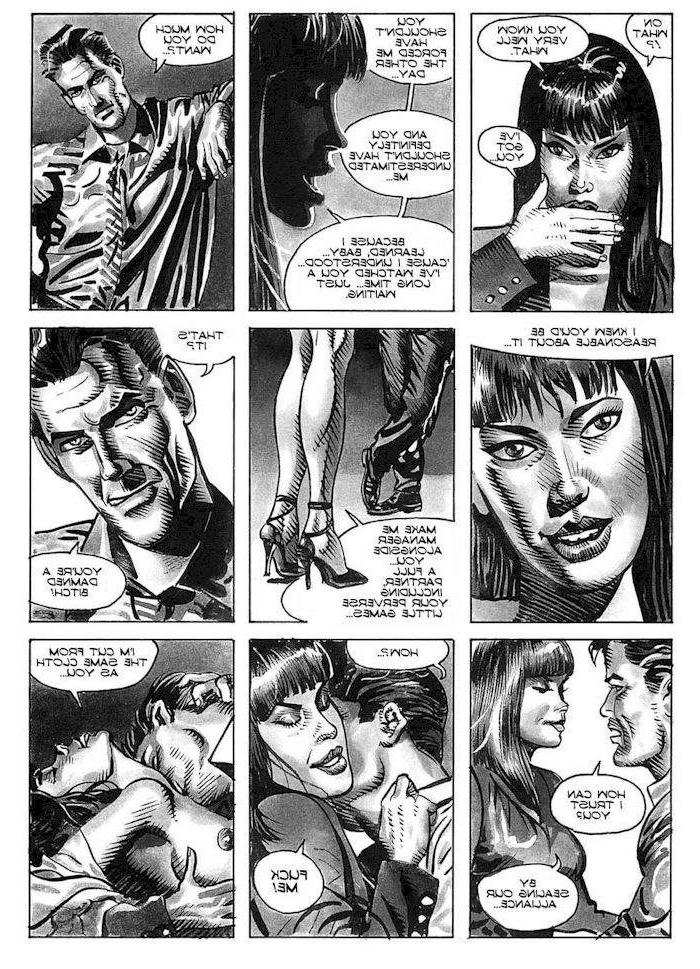 15P extreme double penetration orgy comic
