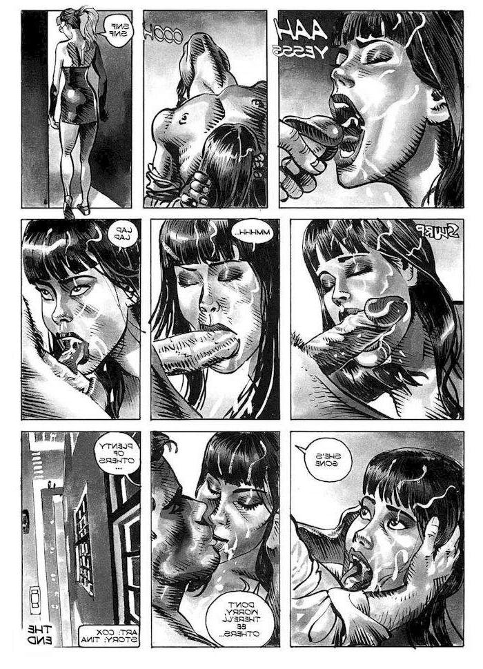15P extreme double penetration orgy comic