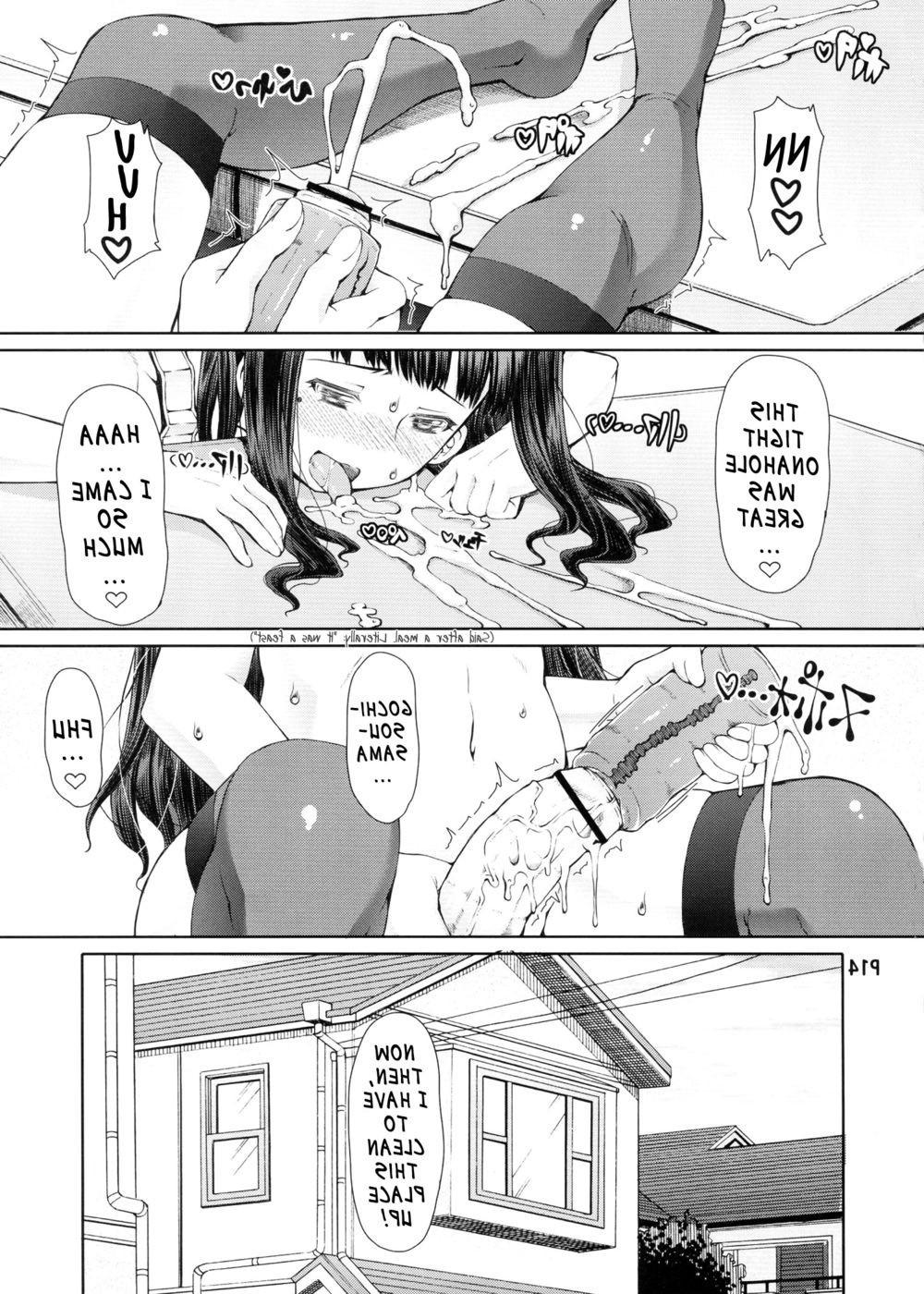 13P Maid dickgirl cum comic