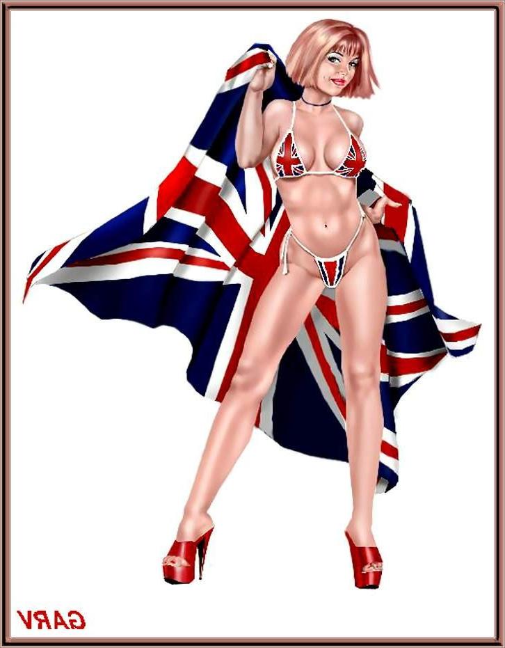 12P Naked drawn british babes