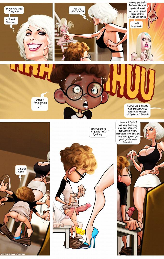 12P Adult Comic Of Toon Slut Bethany Gets Busted Sucking Cock By Mom