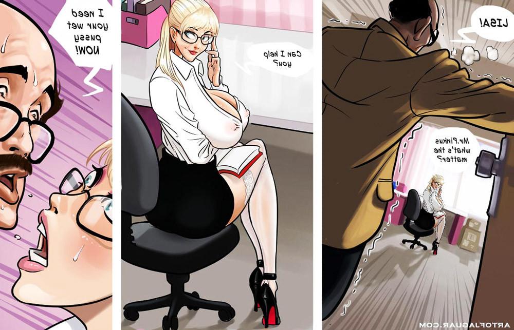 16P Adult Comic Professor Pinkus Fantasizing About Redhead Student