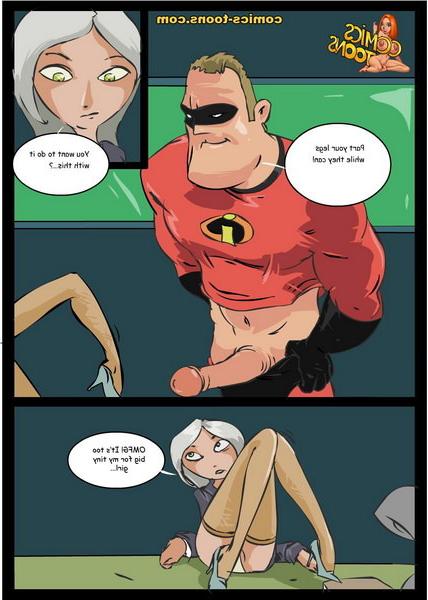11P Mr. Incredible tears slim beauty Mirage into peces