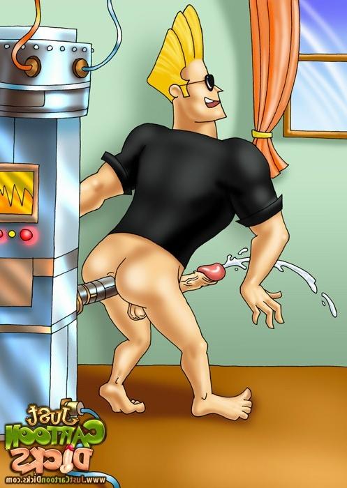 10P Johnny Bravo cums  Naruto takes dick