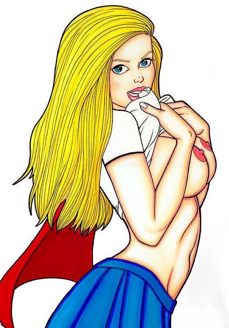 12P Kim got a gangbang and swallows handcuffed Superman