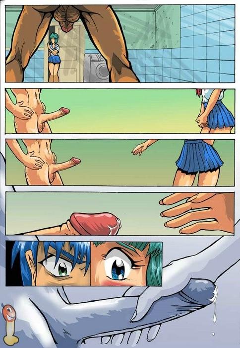 9P Dirty voyeur punished by lezzies