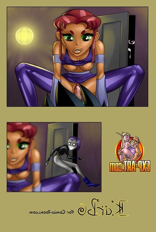 12P Robin and Starfire fucking