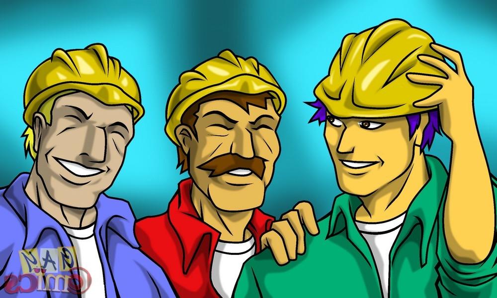 12P Gays hit construction site