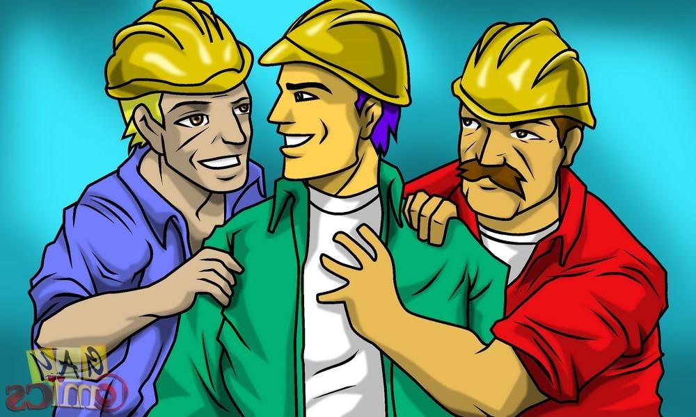 12P Gays hit construction site